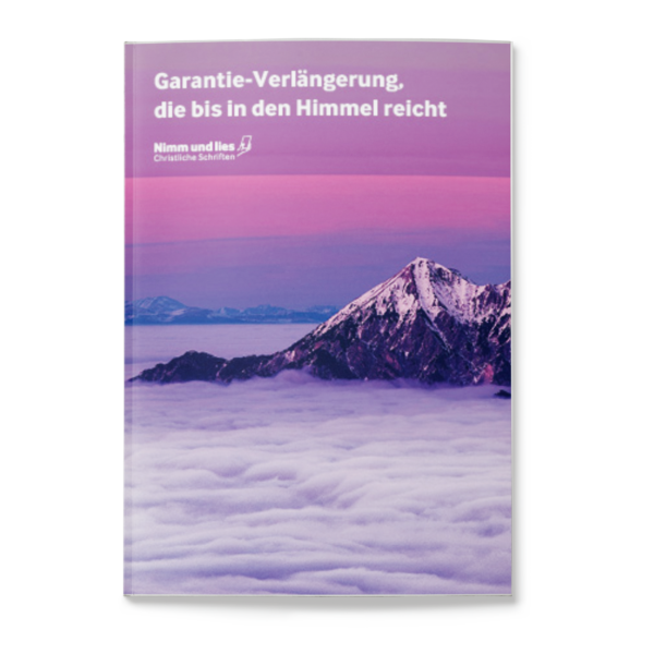 Garantie-Verlängerung, die bis in den Himmel reicht